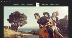 Desktop Screenshot of cuartetocasals.com
